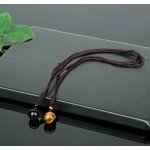 REVOLIA 2-3 Pcs Tiger Eyes Beads Necklace for Men Women Natural Stone Pendant Adjustable