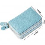 RFID Blocking Leather Wallet for Women,Excellent Women's Genuine Leather Credit Card Holder