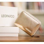 RFID Blocking Leather Wallet for Women,Excellent Women's Genuine Leather Credit Card Holder