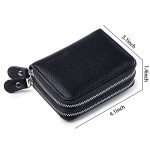RFID Blocking Leather Wallet for Women,Excellent Women's Genuine Leather Credit Card Holder