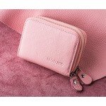 RFID Blocking Leather Wallet for Women,Excellent Women's Genuine Leather Credit Card Holder