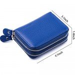 RFID Blocking Leather Wallet for Women,Excellent Women's Genuine Leather Credit Card Holder