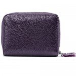 RFID Blocking Leather Wallet for Women,Excellent Women's Genuine Leather Credit Card Holder