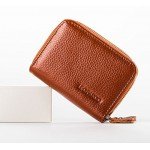RFID Blocking Leather Wallet for Women,Excellent Women's Genuine Leather Credit Card Holder