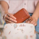 RFID Blocking Leather Wallet for Women,Excellent Women's Genuine Leather Credit Card Holder