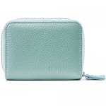 RFID Blocking Leather Wallet for Women,Excellent Women's Genuine Leather Credit Card Holder