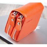 RFID Blocking Leather Wallet for Women,Excellent Women's Genuine Leather Credit Card Holder
