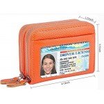 RFID Blocking Leather Wallet for Women,Excellent Women's Genuine Leather Credit Card Holder