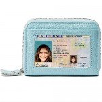 RFID Blocking Leather Wallet for Women,Excellent Women's Genuine Leather Credit Card Holder