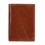 RFID Mens Slim Front Pocket Wallet Genuine Leather Bifold ID/Credit Card Holder