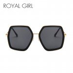 ROYAL GIRL Oversized Laidies Square Sunglasses Women 2018 Luxury Brand Designer Big Frame Mirror Sun Glasses for Female ss932 ROYAL GIRL Oversized Laidies Square Sunglasses Women 2018 Luxury Brand Designer Big Frame Mirror Sun Glasses for Female ss932
