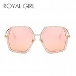 ROYAL GIRL Oversized Laidies Square Sunglasses Women 2018 Luxury Brand Designer Big Frame Mirror Sun Glasses for Female ss932 ROYAL GIRL Oversized Laidies Square Sunglasses Women 2018 Luxury Brand Designer Big Frame Mirror Sun Glasses for Female ss932