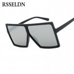 RSSELDN Oversized Sunglasses Women Big Frame Square Sun Glasses Men Brand Designer 2018 New Vintage Gradient Shades Eyewear 6547
