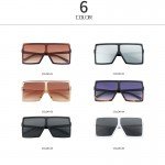 RSSELDN Oversized Sunglasses Women Big Frame Square Sun Glasses Men Brand Designer 2018 New Vintage Gradient Shades Eyewear 6547