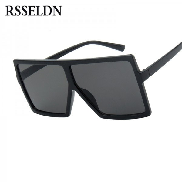 RSSELDN Oversized Sunglasses Women Big Frame Square Sun Glasses Men Brand Designer 2018 New Vintage Gradient Shades Eyewear 6547
