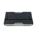 Radix One Black Steel - RFID Blocking Minimalist Front Pocket Ultra Thin Strong Wallet Money Clip
