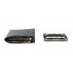 Radix One Black Steel - RFID Blocking Minimalist Front Pocket Ultra Thin Strong Wallet Money Clip