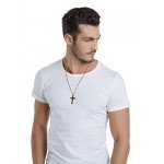 Reve Stainless Steel Bible Verse Cross Pendant Necklace for Men Women, Proverbs 4:23, 20’’-24’’ Chain
