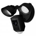 Ring Floodlight Camera Motion-Activated HD Security Cam Two-Way Talk and Siren Alarm, White, Works with Alexa