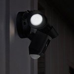 Ring Floodlight Camera Motion-Activated HD Security Cam Two-Way Talk and Siren Alarm, White, Works with Alexa