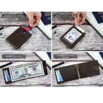 SERMAN BRANDS RFID Blocking Slim Bifold Genuine Leather Minimalist Front Pocket Wallets for Men with Money Clip SERMAN BRANDS RFID Blocking Slim Bifold Genuine Leather Minimalist Front Pocket Wallets for Men with Money Clip