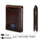 SERMAN BRANDS RFID Blocking Slim Bifold Genuine Leather Minimalist Front Pocket Wallets for Men with Money Clip SERMAN BRANDS RFID Blocking Slim Bifold Genuine Leather Minimalist Front Pocket Wallets for Men with Money Clip