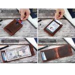 SERMAN BRANDS RFID Blocking Slim Bifold Genuine Leather Minimalist Front Pocket Wallets for Men with Money Clip SERMAN BRANDS RFID Blocking Slim Bifold Genuine Leather Minimalist Front Pocket Wallets for Men with Money Clip