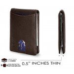 SERMAN BRANDS RFID Blocking Slim Bifold Genuine Leather Minimalist Front Pocket Wallets for Men with Money Clip SERMAN BRANDS RFID Blocking Slim Bifold Genuine Leather Minimalist Front Pocket Wallets for Men with Money Clip