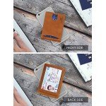 SERMAN BRANDS RFID Blocking Slim Bifold Genuine Leather Minimalist Front Pocket Wallets for Men with Money Clip SERMAN BRANDS RFID Blocking Slim Bifold Genuine Leather Minimalist Front Pocket Wallets for Men with Money Clip