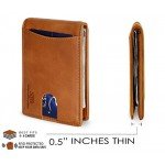 SERMAN BRANDS RFID Blocking Slim Bifold Genuine Leather Minimalist Front Pocket Wallets for Men with Money Clip SERMAN BRANDS RFID Blocking Slim Bifold Genuine Leather Minimalist Front Pocket Wallets for Men with Money Clip