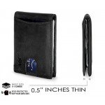 SERMAN BRANDS RFID Blocking Slim Bifold Genuine Leather Minimalist Front Pocket Wallets for Men with Money Clip SERMAN BRANDS RFID Blocking Slim Bifold Genuine Leather Minimalist Front Pocket Wallets for Men with Money Clip