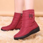 SHIDIWEI Snow Boots 2017 Brand Women Winter Boots Mother Shoes Antiskid Waterproof Flexible Women Fashion Casual Boots Plus Size