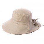 SIGGI Womens Summer Flap Cover Cap Cotton UPF 50+ Sun Shade Hat With Neck Cord