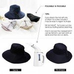 SIGGI Womens Summer Flap Cover Cap Cotton UPF 50+ Sun Shade Hat With Neck Cord