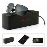 SUNGAIT Ultra Lightweight Rectangular Polarized Sunglasses 100% UV protection SUNGAIT Ultra Lightweight Rectangular Polarized Sunglasses 100% UV protection