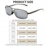 SUNGAIT Ultra Lightweight Rectangular Polarized Sunglasses 100% UV protection SUNGAIT Ultra Lightweight Rectangular Polarized Sunglasses 100% UV protection