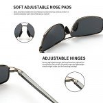 SUNGAIT Ultra Lightweight Rectangular Polarized Sunglasses 100% UV protection SUNGAIT Ultra Lightweight Rectangular Polarized Sunglasses 100% UV protection