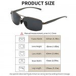 SUNGAIT Ultra Lightweight Rectangular Polarized Sunglasses 100% UV protection SUNGAIT Ultra Lightweight Rectangular Polarized Sunglasses 100% UV protection