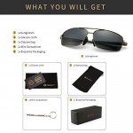 SUNGAIT Ultra Lightweight Rectangular Polarized Sunglasses 100% UV protection SUNGAIT Ultra Lightweight Rectangular Polarized Sunglasses 100% UV protection