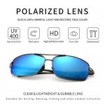 SUNGAIT Ultra Lightweight Rectangular Polarized Sunglasses 100% UV protection