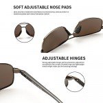 SUNGAIT Ultra Lightweight Rectangular Polarized Sunglasses 100% UV protection SUNGAIT Ultra Lightweight Rectangular Polarized Sunglasses 100% UV protection