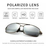 SUNGAIT Ultra Lightweight Rectangular Polarized Sunglasses 100% UV protection SUNGAIT Ultra Lightweight Rectangular Polarized Sunglasses 100% UV protection