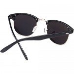 Shiratori New Vintage Classic Half Frame Semi-Rimless Wayfarer Clear Lens Glasses …