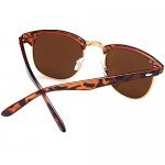 Shiratori New Vintage Classic Half Frame Semi-Rimless Wayfarer Clear Lens Glasses …