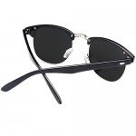 Shiratori New Vintage Classic Half Frame Semi-Rimless Wayfarer Clear Lens Glasses …