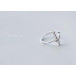 Shuangshuo Vintage Heart Beat Rings for Women Adjustable Electrocardiogram Ring Simple ECG Party Fashion Jewelry Wave Ring