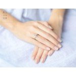 Shuangshuo Vintage Heart Beat Rings for Women Adjustable Electrocardiogram Ring Simple ECG Party Fashion Jewelry Wave Ring