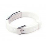 Silicone Bracelet Medical Alert ID for Men and Women Adjustable Size (Free Engraving)