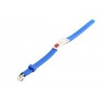 Silicone Bracelet Medical Alert ID for Men and Women Adjustable Size (Free Engraving)