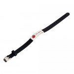 Silicone Bracelet Medical Alert ID for Men and Women Adjustable Size (Free Engraving)